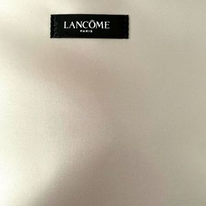 LANCOME gold rose cosmetic travel case NWOT